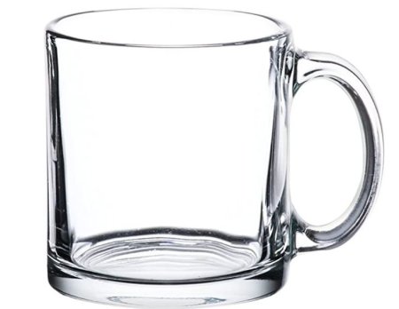 كوب شفاف بتصميمك الخاص